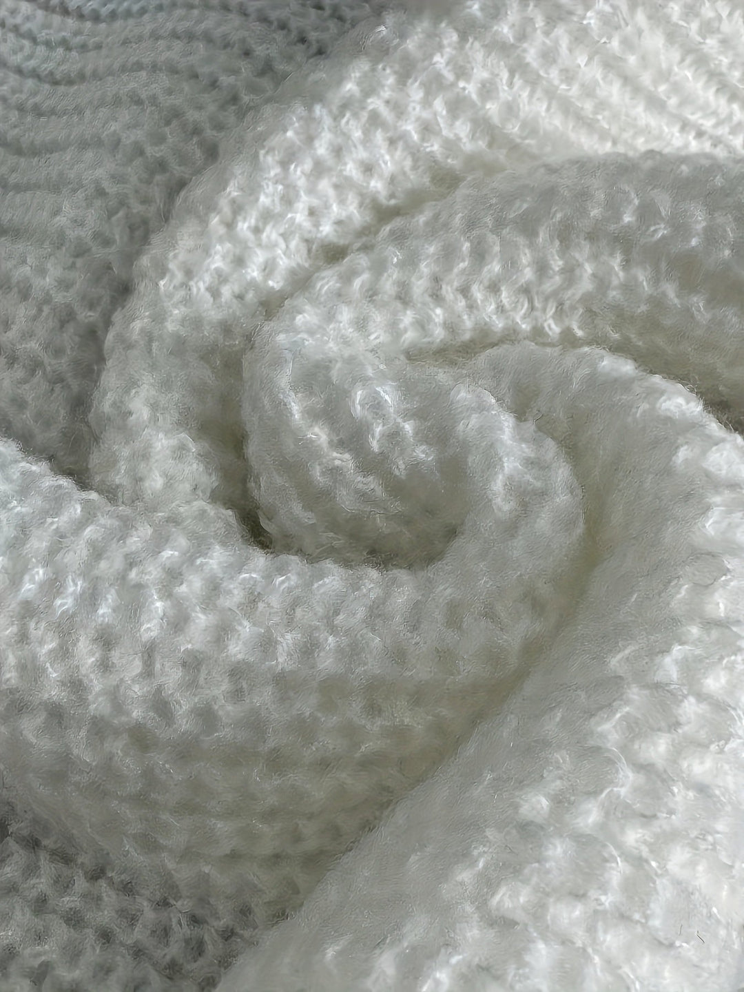 Aldona | Dame Strik Rullekrave Sweater - White - Image 7