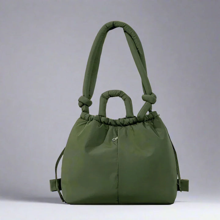 Astoria | Dame Quiltet Puffer Skulderpose - Beige - Image 6