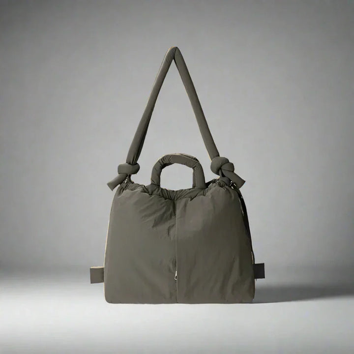 Astoria | Dame Quiltet Puffer Skulderpose - Beige - Image 9