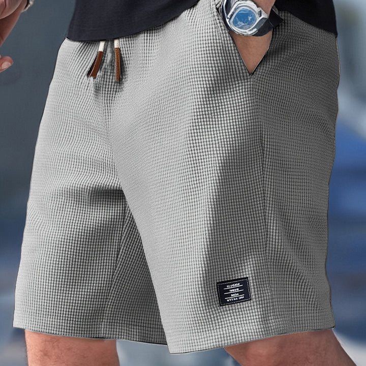 Brynvalt | Herre Shorts med Elastikbund - Cream - Image 5