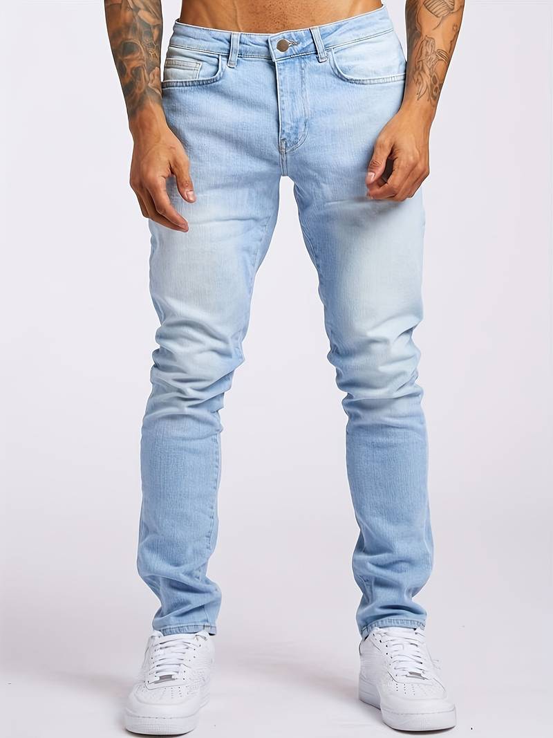 Corveld | Herre Slim Fit Jeans Five-Pocket - Blue - Image 5