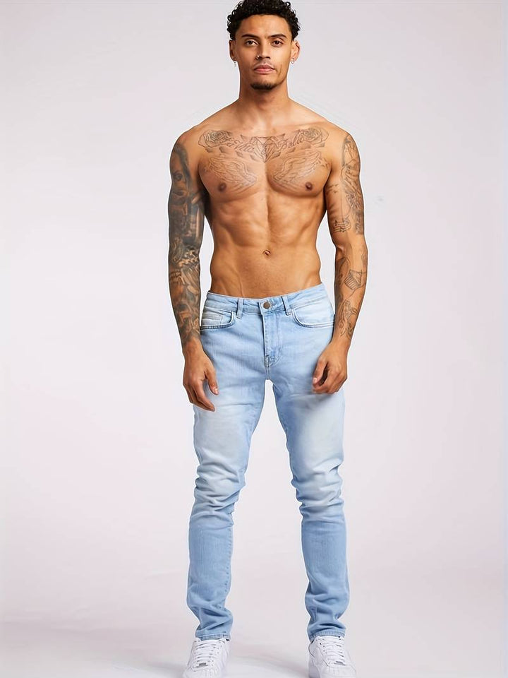 Corveld | Herre Slim Fit Jeans Five-Pocket - Blue - Image 6