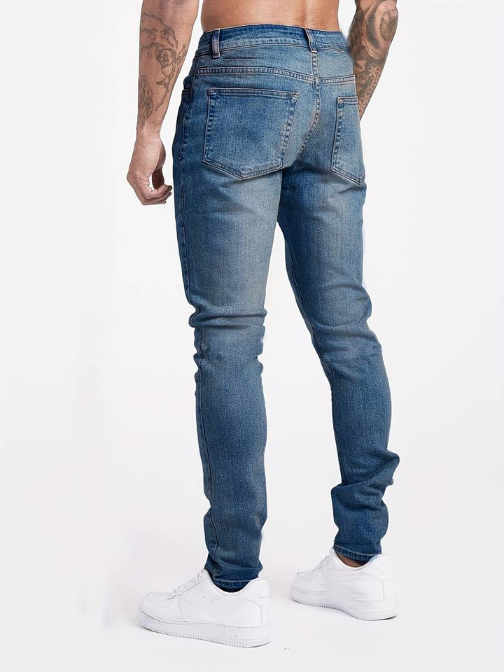 Corveld | Herre Slim Fit Jeans Five-Pocket - Blue - Image 7