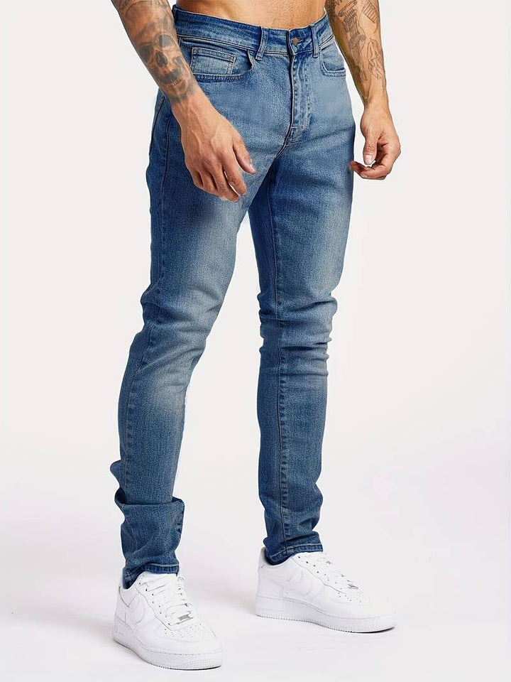 Corveld | Herre Slim Fit Jeans Five-Pocket - Blue - Image 8