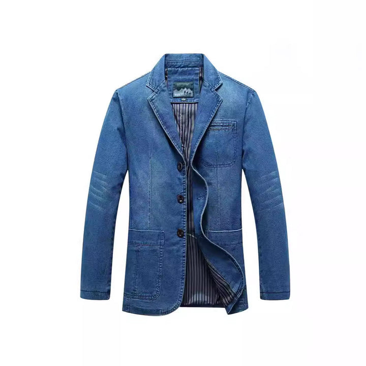 Dolvarn | Herre jeansblazer sakkostil - Blue - Image 1