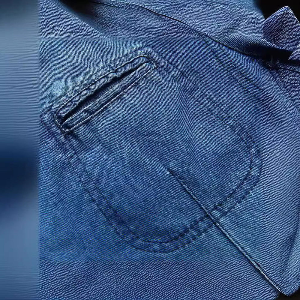 Dolvarn | Herre jeansblazer sakkostil - Blue - Image 2