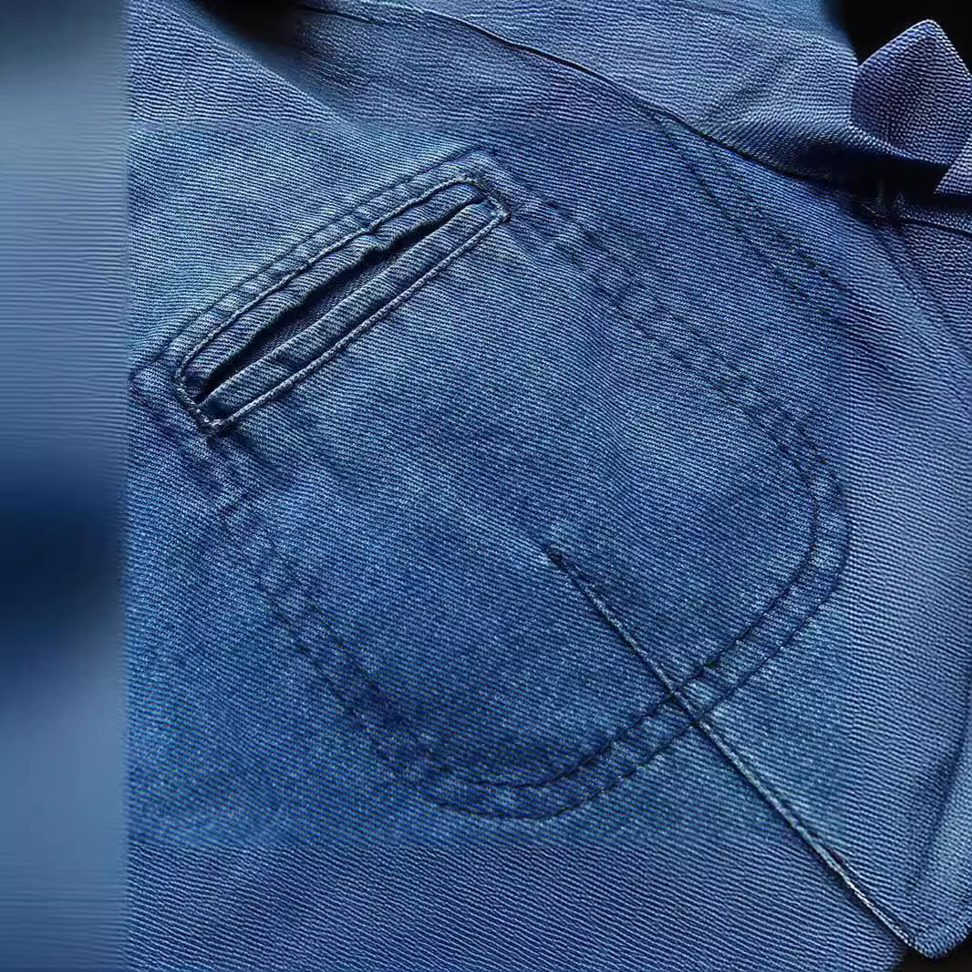 Dolvarn | Herre jeansblazer sakkostil - Blue - Image 2