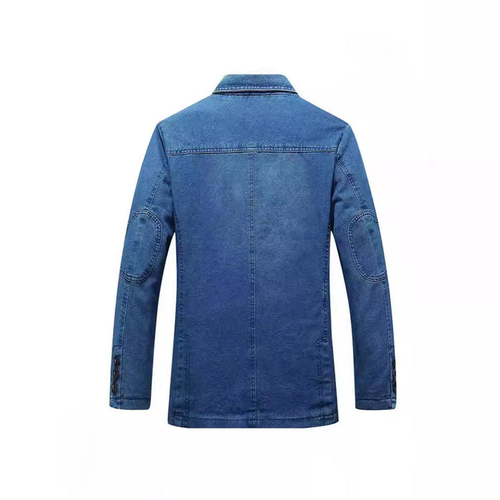Dolvarn | Herre jeansblazer sakkostil - Blue - Image 4