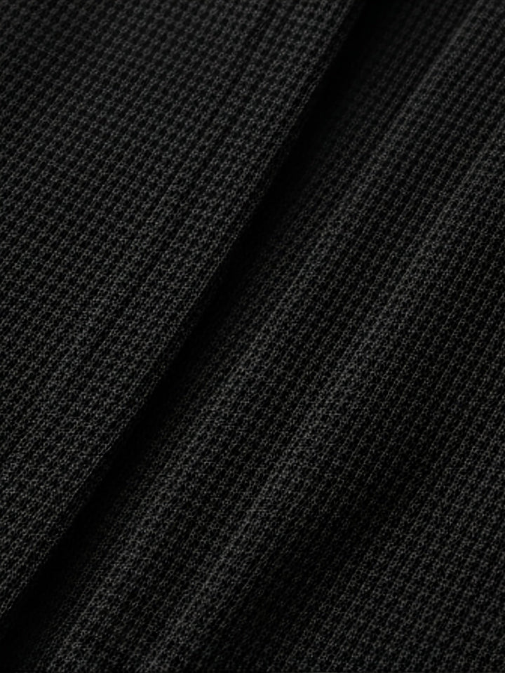 Edbert | Herre Strik Cardigan Åben Front - Black - Image 5