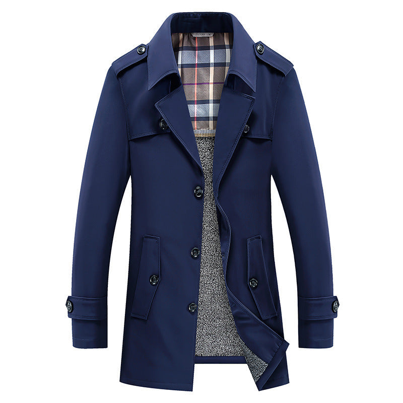 Edvard | Herre vinterfrakke med varm fleece-inderforing - Image 10