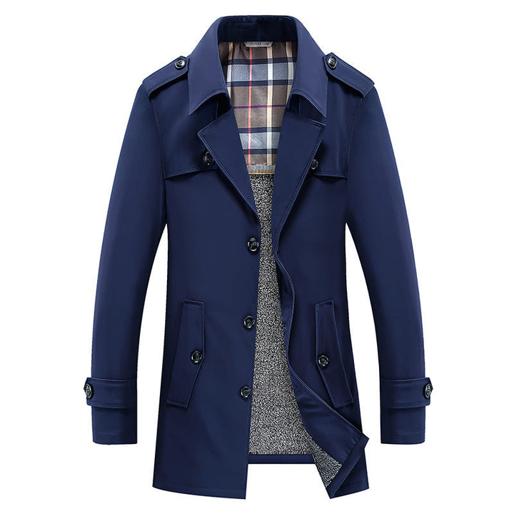Edvard | Herre vinterfrakke med varm fleece-inderforing - Image 10