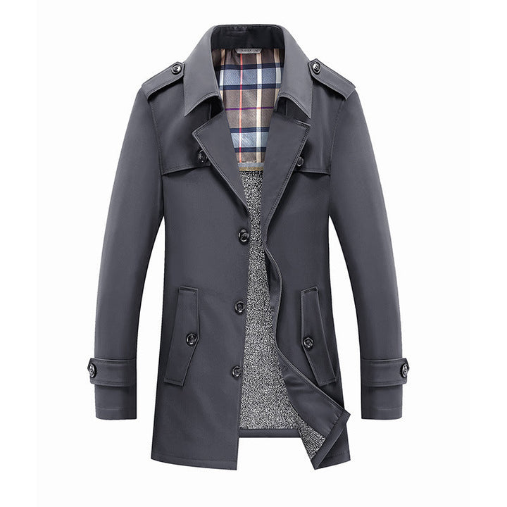 Edvard | Herre vinterfrakke med varm fleece-inderforing - Image 11