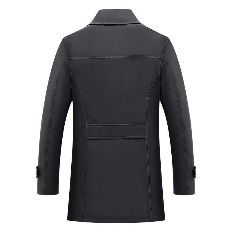 Edvard | Herre vinterfrakke med varm fleece-inderforing - Image 5