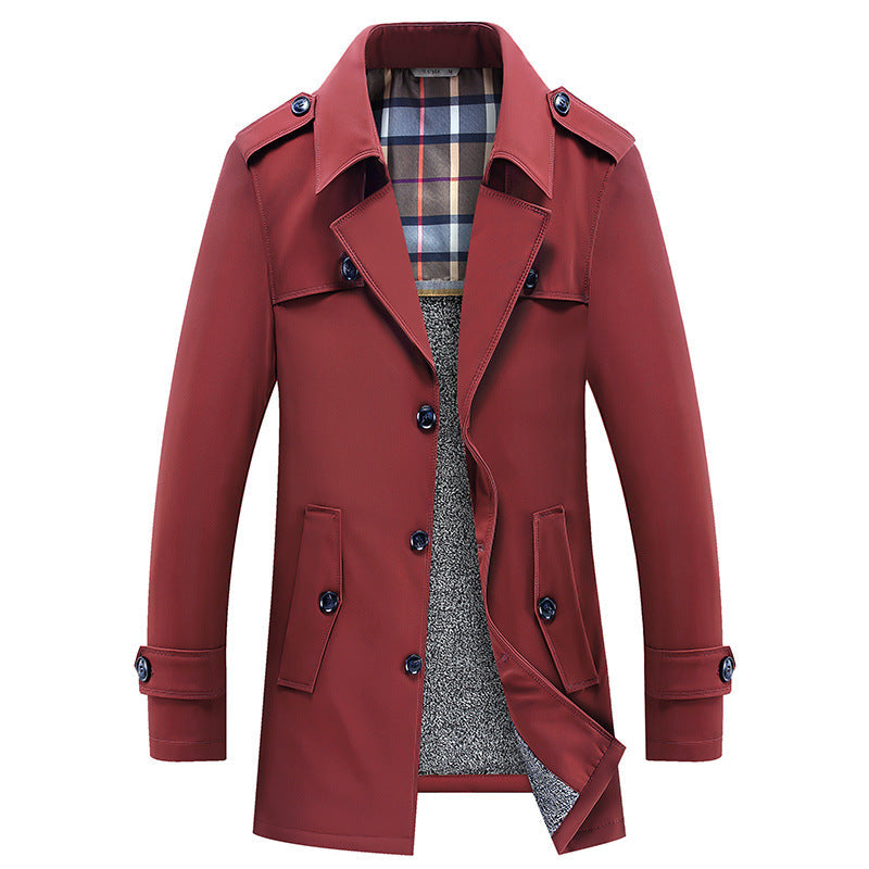 Edvard | Herre vinterfrakke med varm fleece-inderforing - Image 9