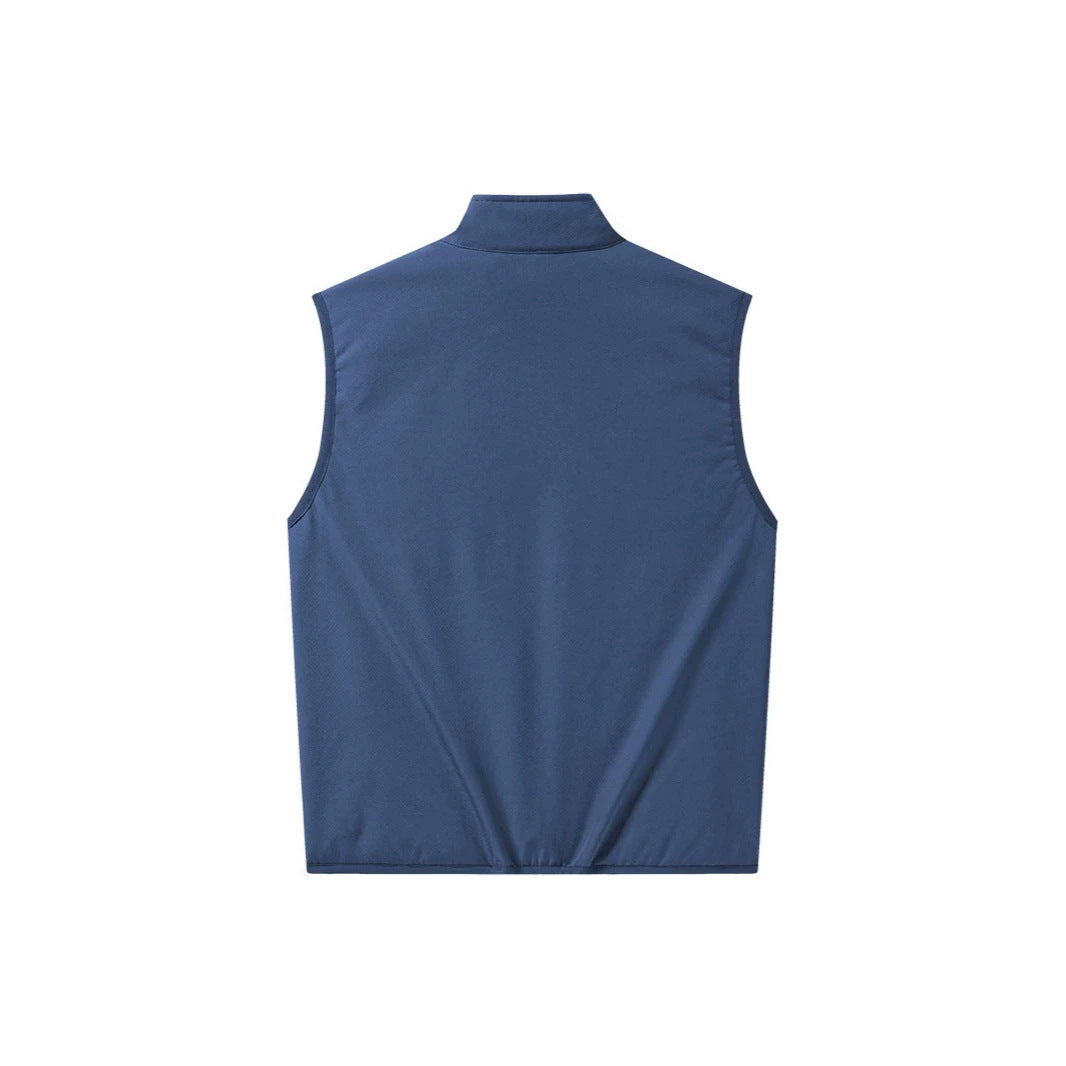 Edvold | Herre Softshell-Vest med Sherpa-For - Blue - Image 5