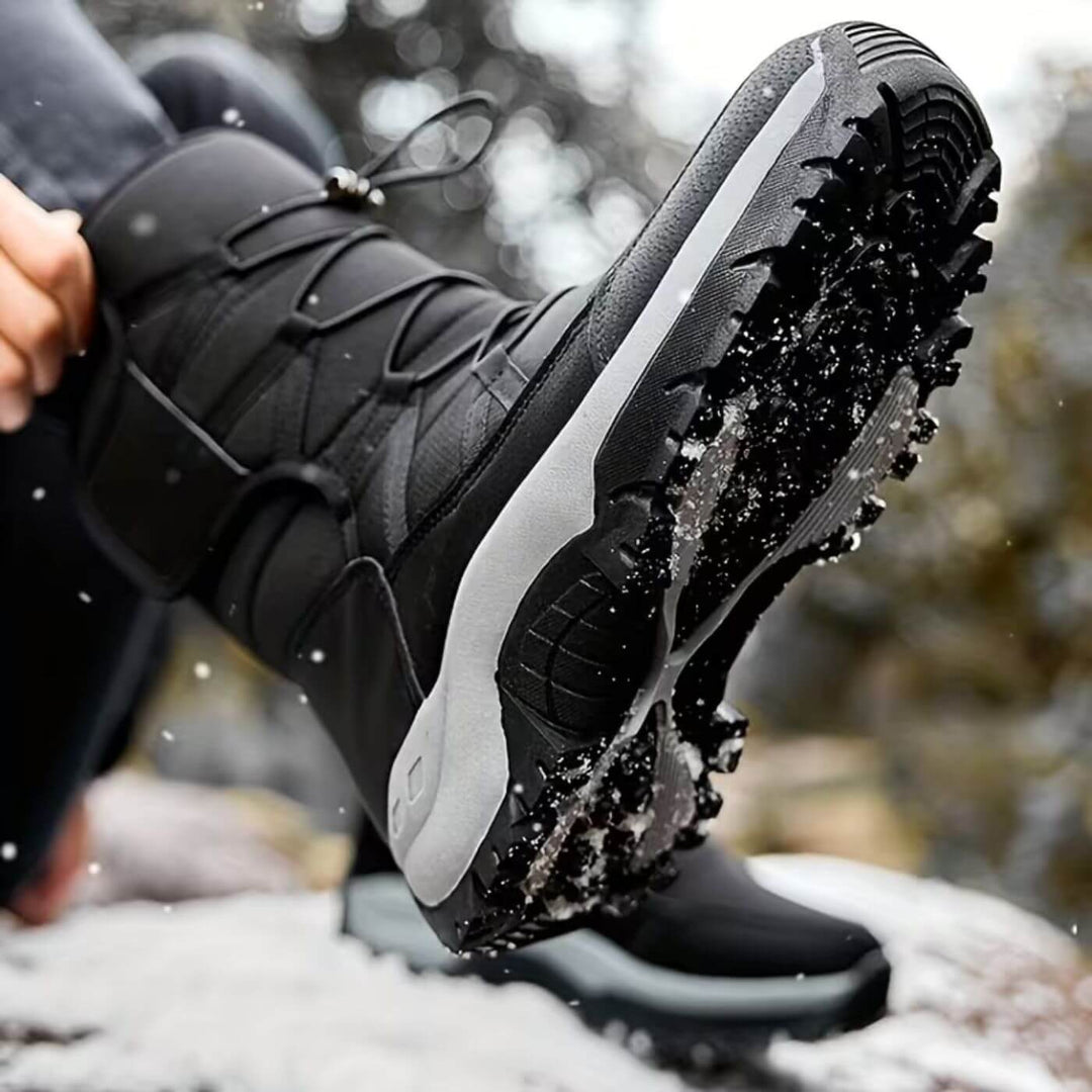 Falrik | Herre Vinterstøvler Vandtætte Snowboots - Black - Image 4