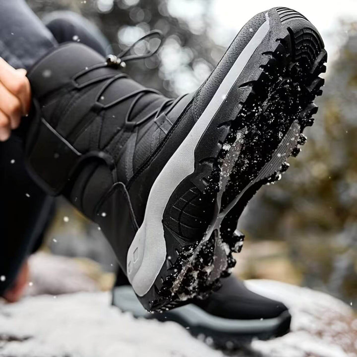 Falrik | Herre Vinterstøvler Vandtætte Snowboots - Black - Image 4