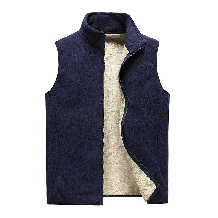 Falveid | Herre fleecejakke uden ærmer vintergilet - Black - Image 5