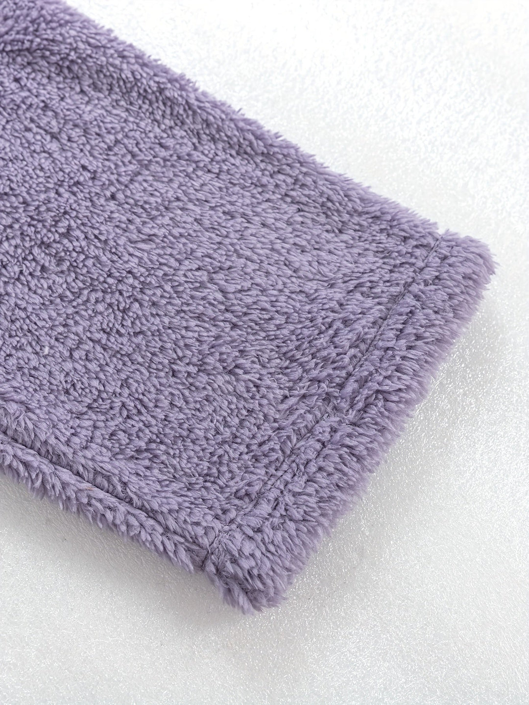 Golveen | Dame Loungeset Brede Bukser V-hals - Lilac - Image 7