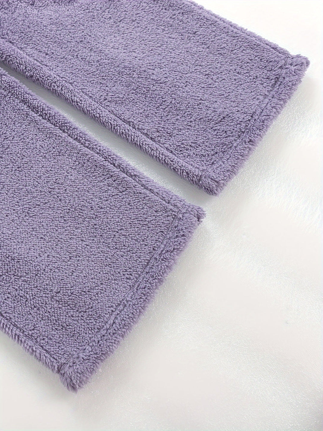 Golveen | Dame Loungeset Brede Bukser V-hals - Lilac - Image 8