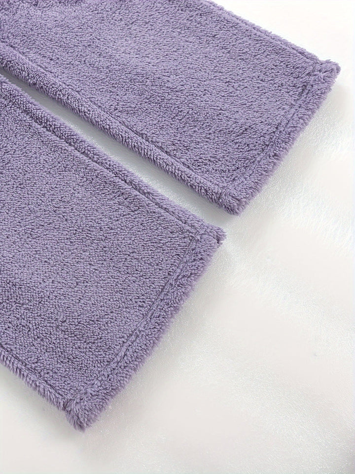Golveen | Dame Loungeset Brede Bukser V-hals - Lilac - Image 8