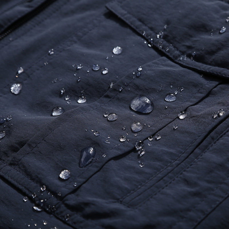 Golvern | Herre vintervest med fleece-for - Navy - Image 2