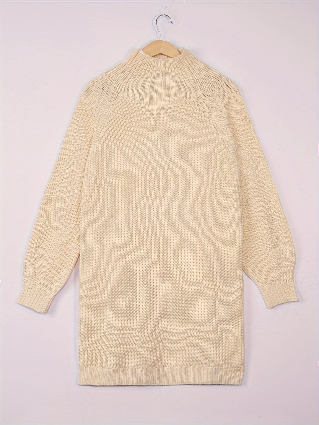 Halvilda | Dame Strikket Kjole Oversized - Dark Grey - Image 13