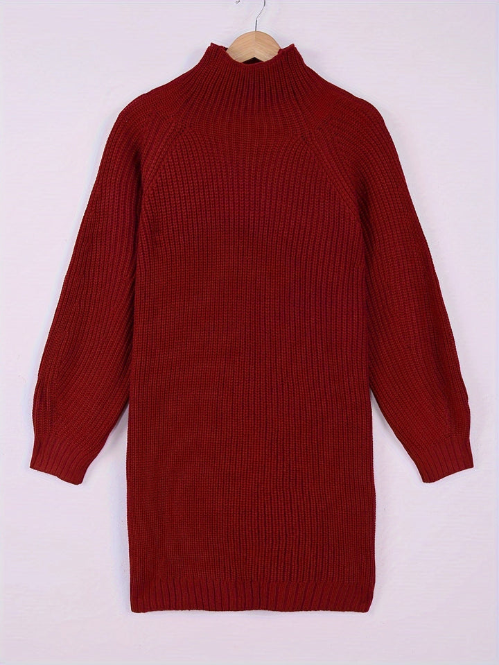 Halvilda | Dame Strikket Kjole Oversized - Dark Grey - Image 15