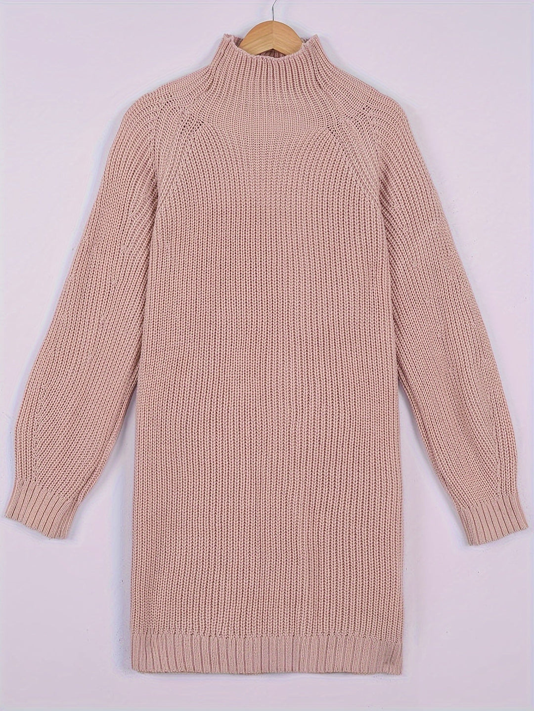 Halvilda | Dame Strikket Kjole Oversized - Dark Grey - Image 8