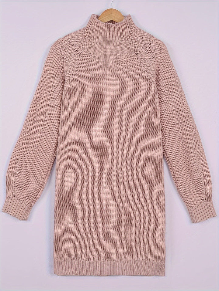 Halvilda | Dame Strikket Kjole Oversized - Dark Grey - Image 8