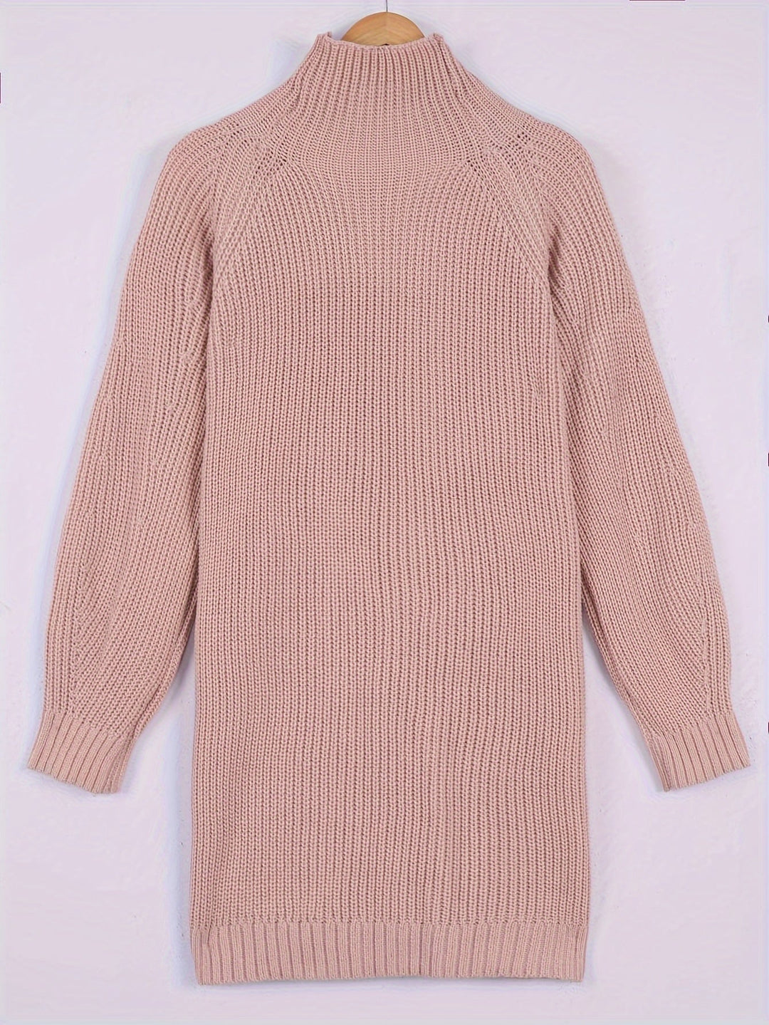 Halvilda | Dame Strikket Kjole Oversized - Dark Grey - Image 9
