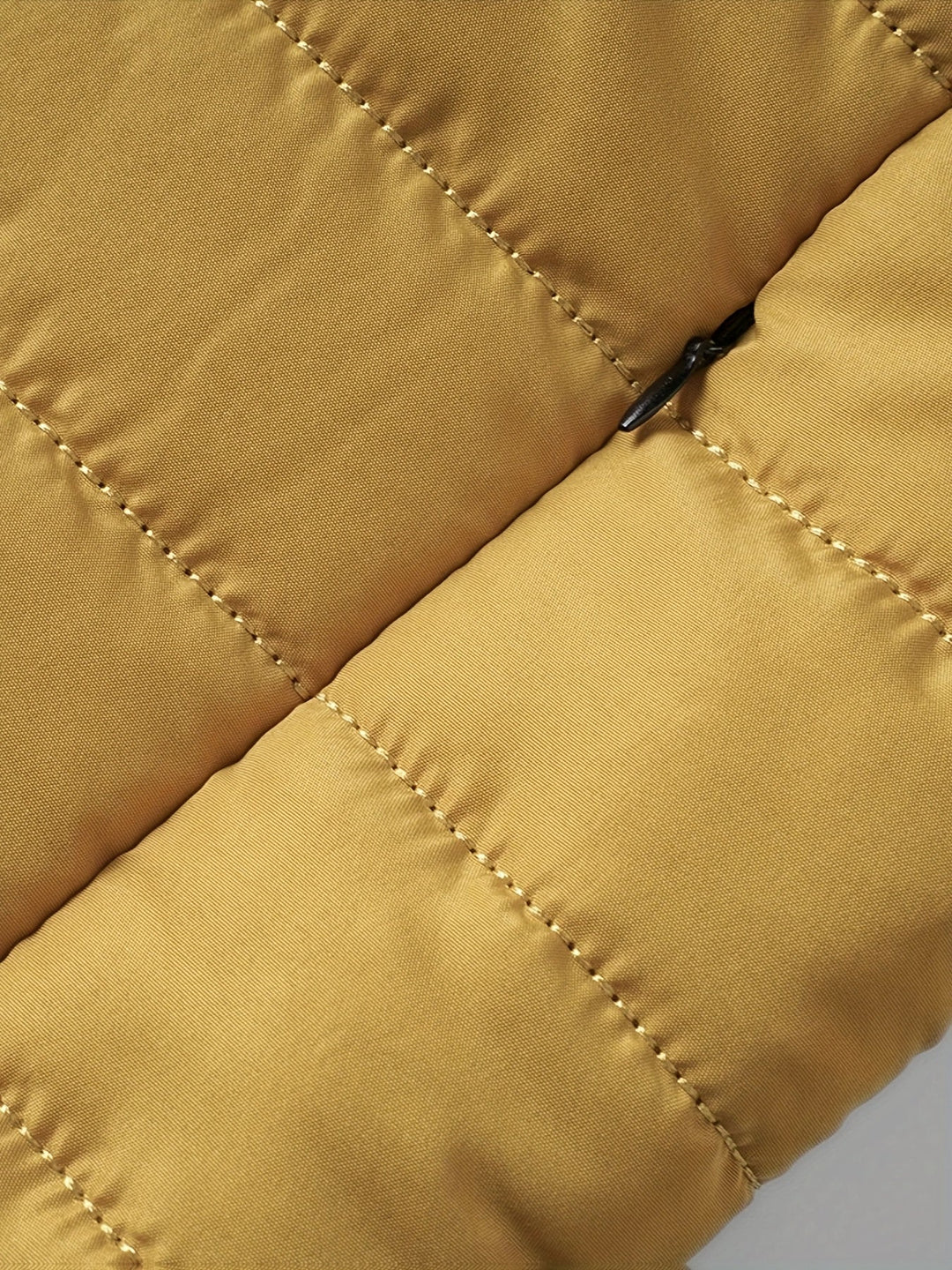 Konrad | Herre Vinterjakke Let Steppjakke - Mustard - Image 6