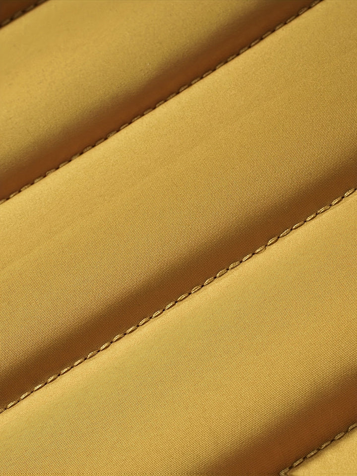 Konrad | Herre Vinterjakke Let Steppjakke - Mustard - Image 9