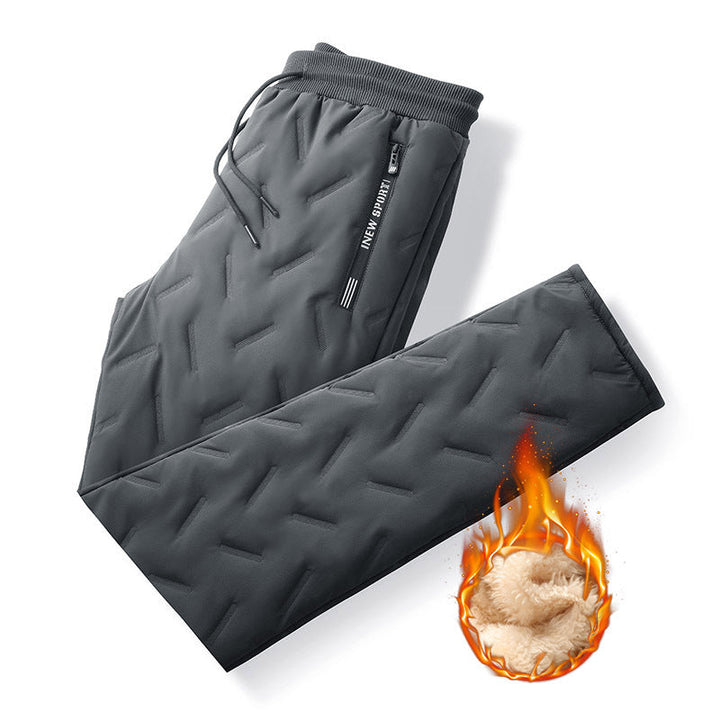 Olvrek | Herre Termobukser Fleece Foret - Black - Image 4
