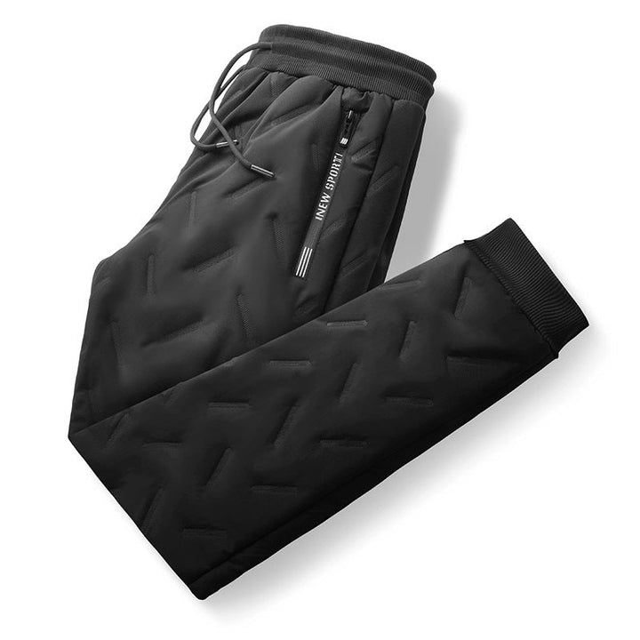 Olvrek | Herre Termobukser Fleece Foret - Black - Image 5