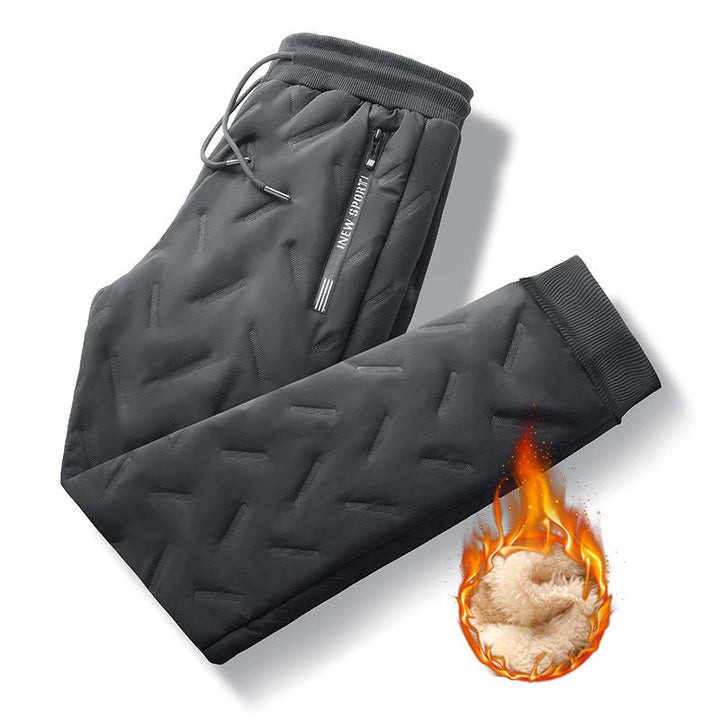 Olvrek | Herre Termobukser Fleece Foret - Black - Image 9