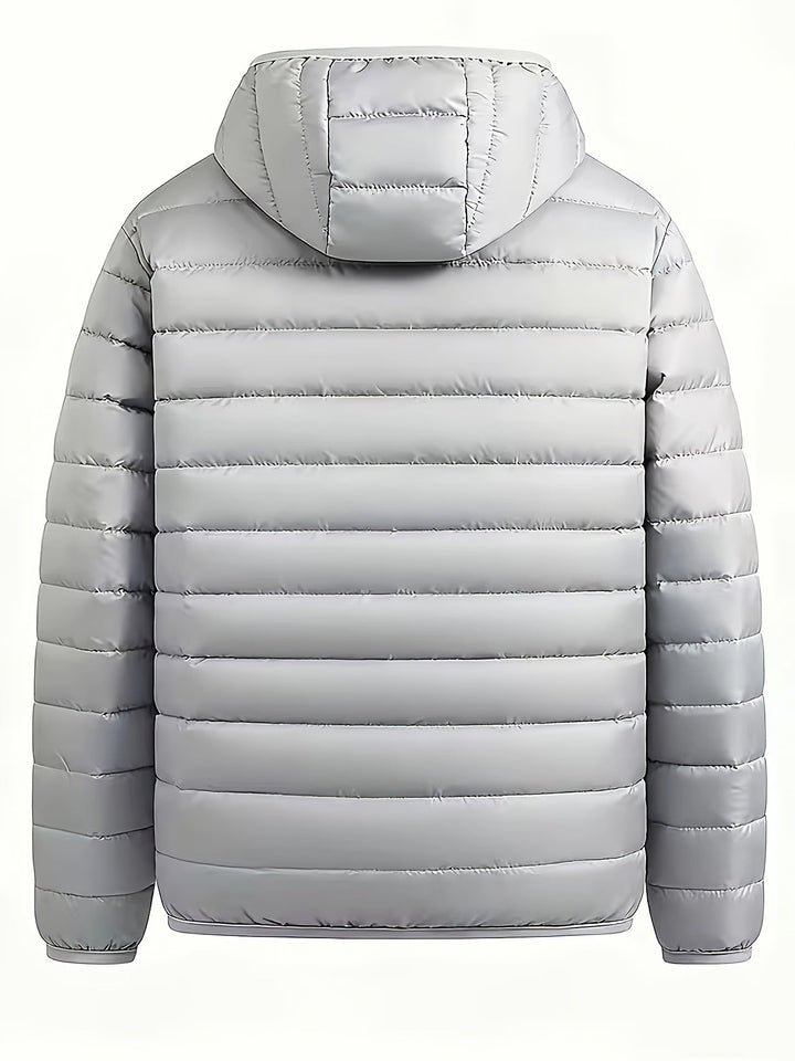 Rasmus | Herre Vinterjakke med Hætte - Olive Green - Image 5
