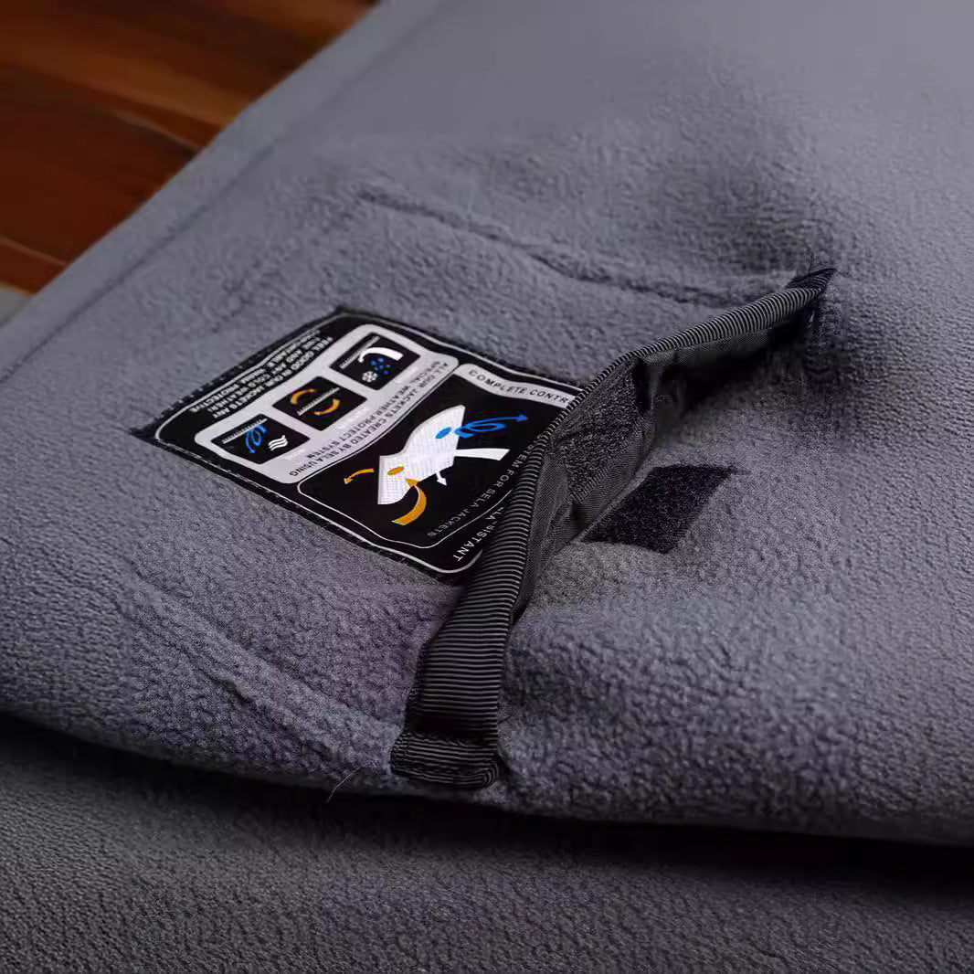 Rolvak | Herre fleecevest med vendbar inderforing - Black - Image 4