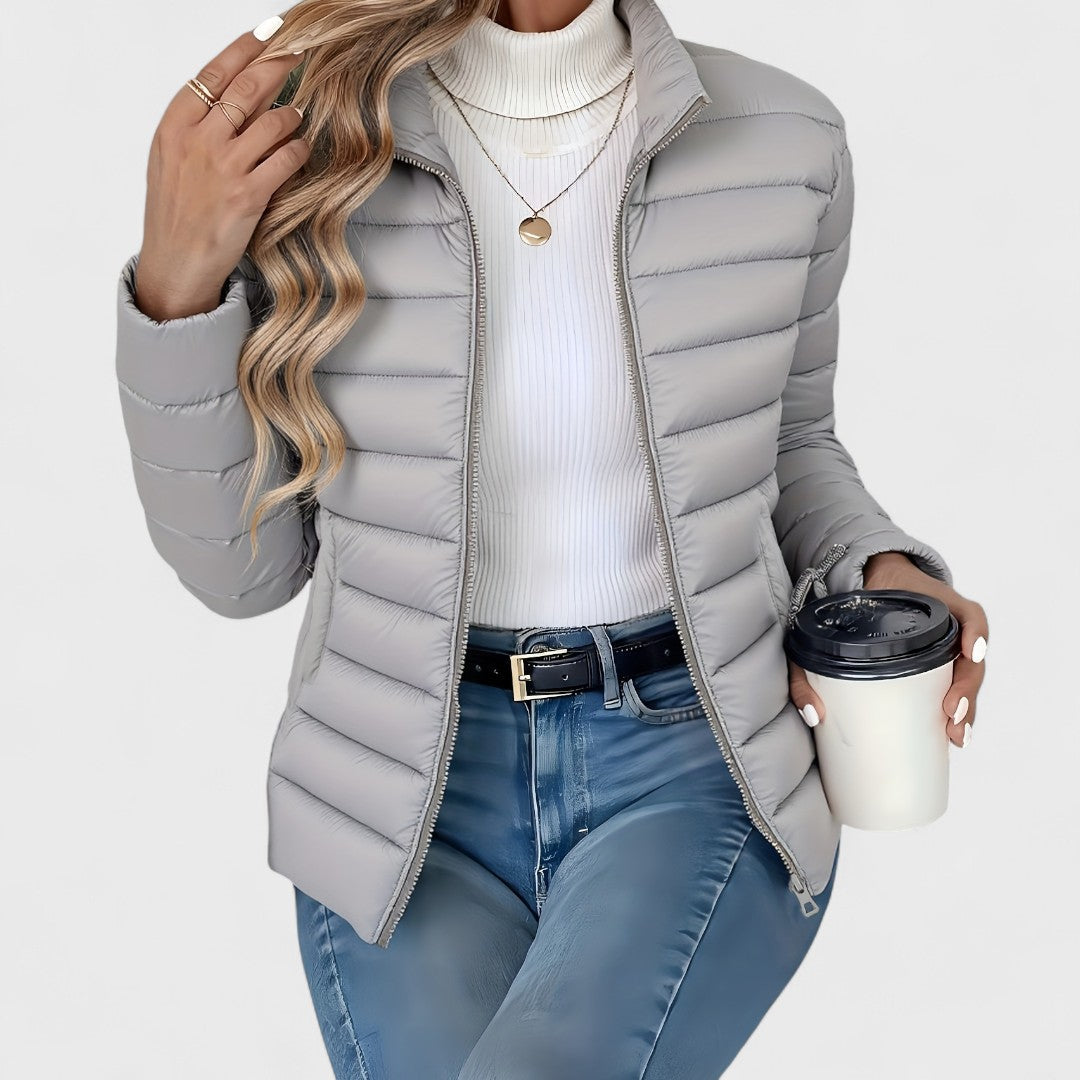 Ronja | Dame Quiltet Vinterjakke Slim Fit - Image 6