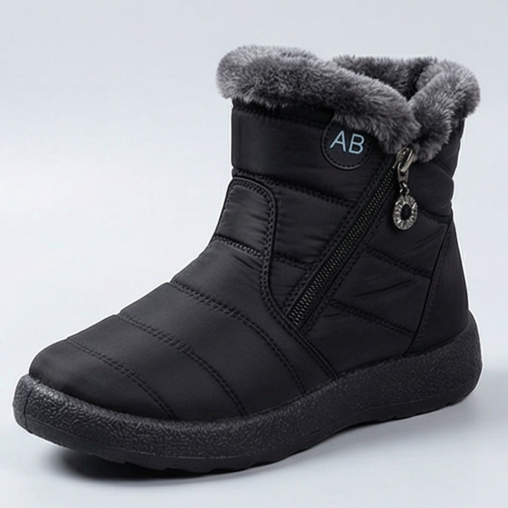 Selvrid | Dame Vinterstøvletter med Pelsforing - Black - Image 14