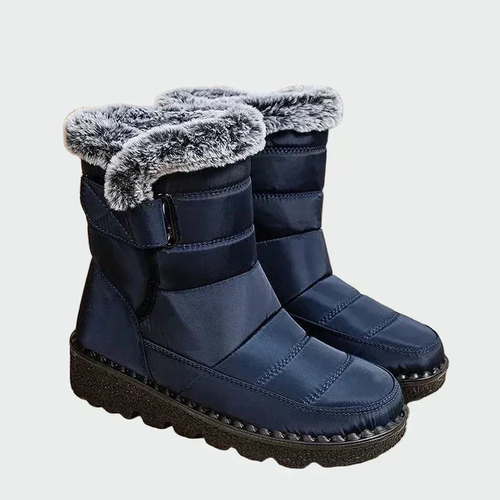 Solbeth | Dame Vinterstøvler Vandtætte Snowboots - Navy - Image 1