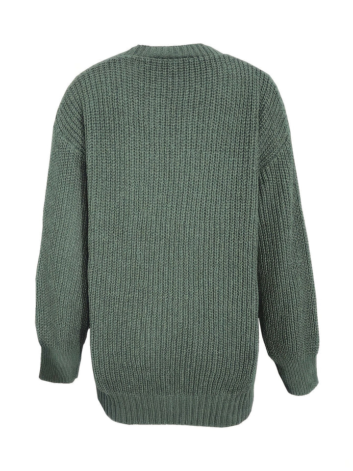 Solmund | Dame Oversized Strikket Cardigan - Image 7