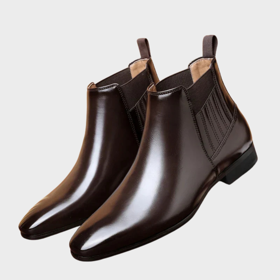 Solvend | Dame Chelsea Støvletter Ankelstøvle - Dark Brown - Image 8