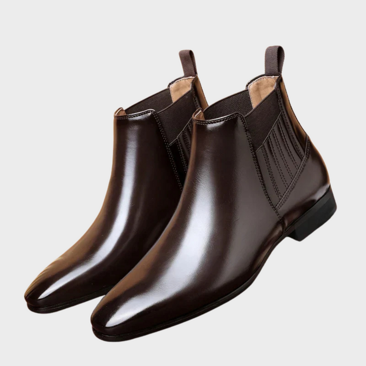 Solvend | Dame Chelsea Støvletter Ankelstøvle - Dark Brown - Image 8
