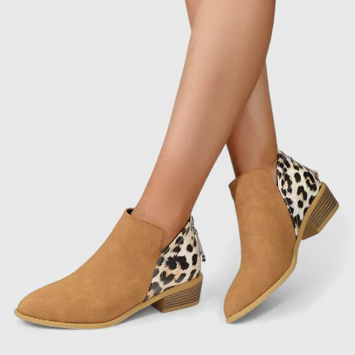 Vordelle | Dame Støvletter med Leopardprint - Image 2