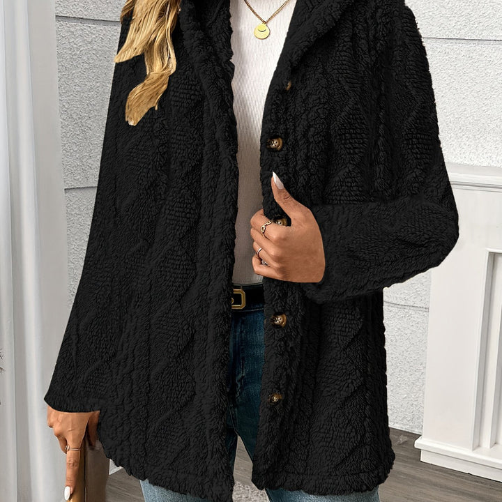 Vordis | Dame Fleecejakke med Hætte - Black - Image 1