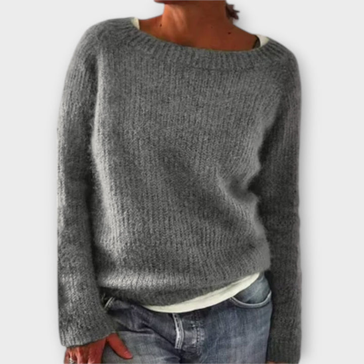 Vordis | Dame Strikbluse Afslappet Pasform - Mustard - Image 2