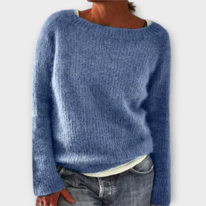 Vordis | Dame Strikbluse Afslappet Pasform - Mustard - Image 6
