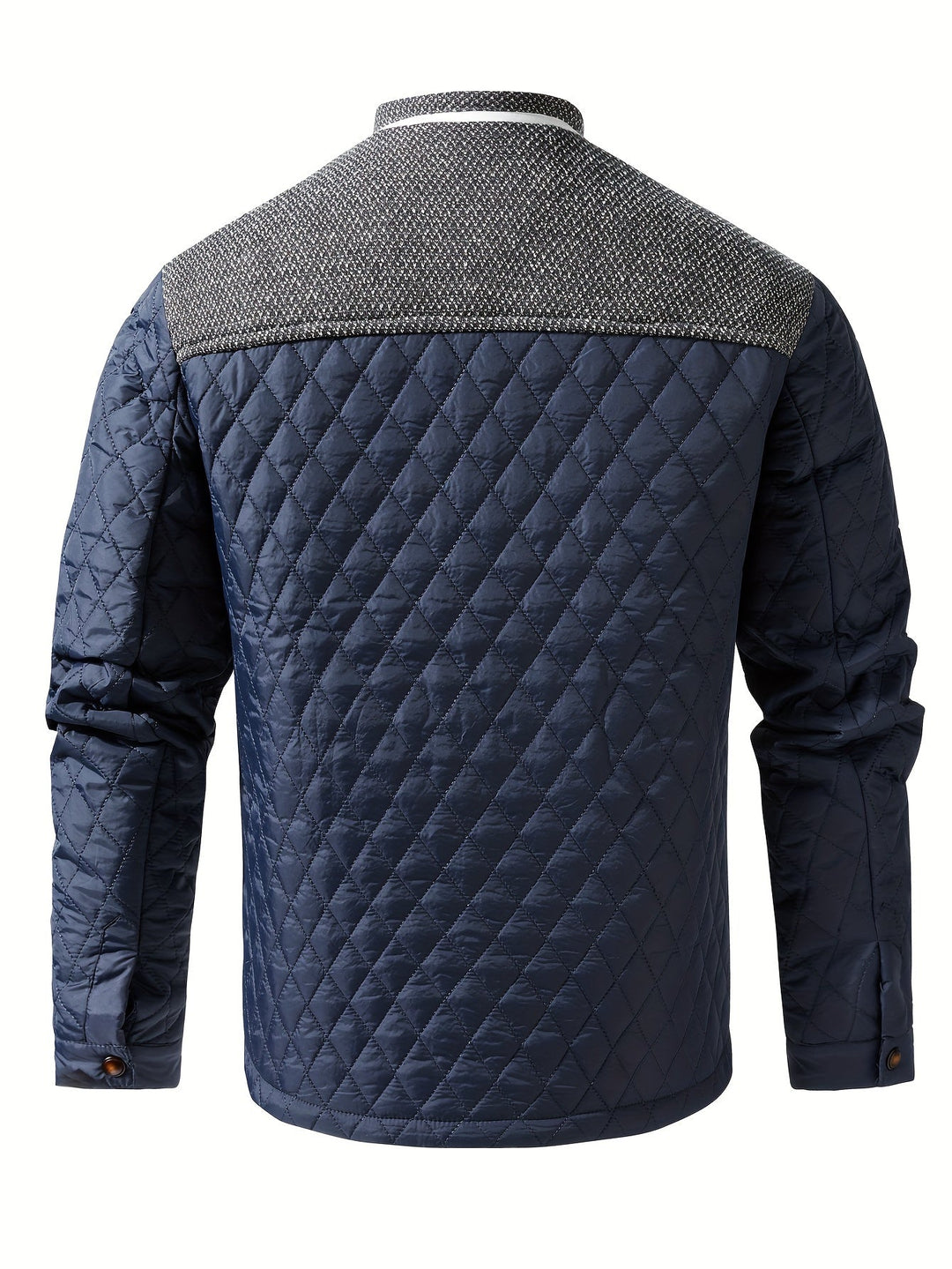 Wendelin | Herre Vinterjakke Quiltet Stehkrave - Olive Green - Image 20