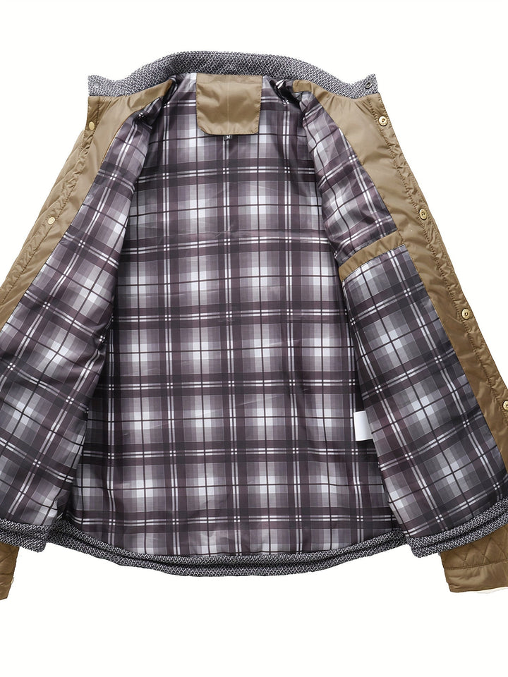 Wendelin | Herre vinterjakke quiltet steppjakke - Navy - Image 15